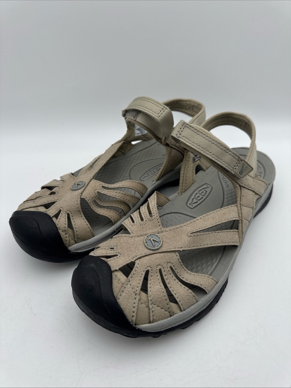 KEEN Rose Sandal Women’s Size 9 Tan Brindle Shitake Hiking Waterproof
